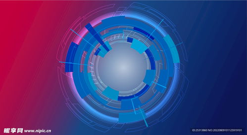 科技背景元素設計圖